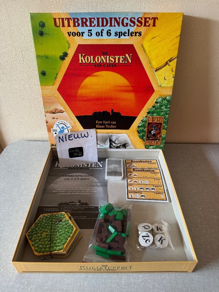 NIEUW uitbreiding BASIS 5 - 6 Kolonisten van Catan HOUT, Vijf spelers of meer, Ophalen of Verzenden, Nieuw, 999 Games bv