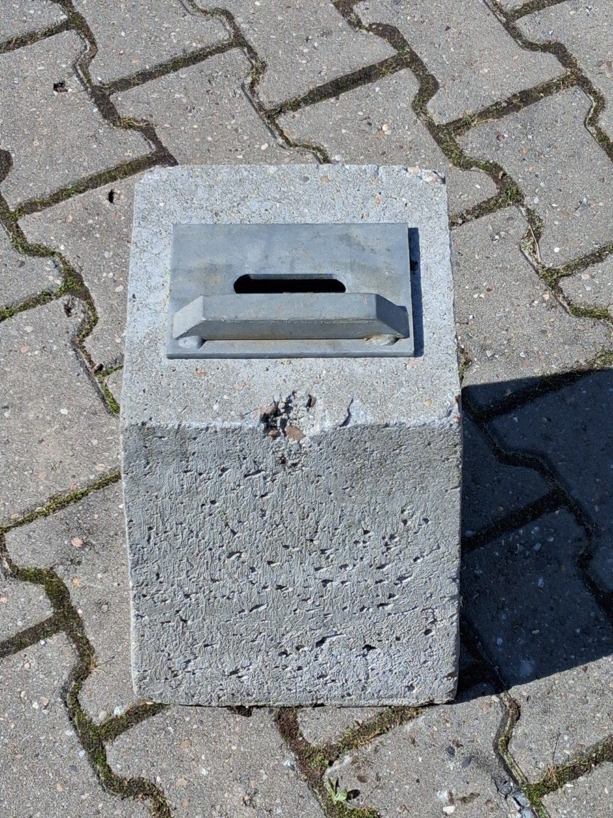 Grondgrendelblok, aanslagblok, grondblok, sluitblok., Ophalen, Gebruikt