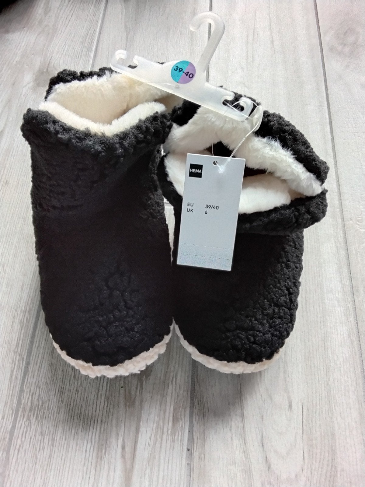 HEMA Pantoffels Zwart Maat 39-40 - Nieuw, Kleding | Dames, Ophalen, Zwart, Nieuw, HEMA