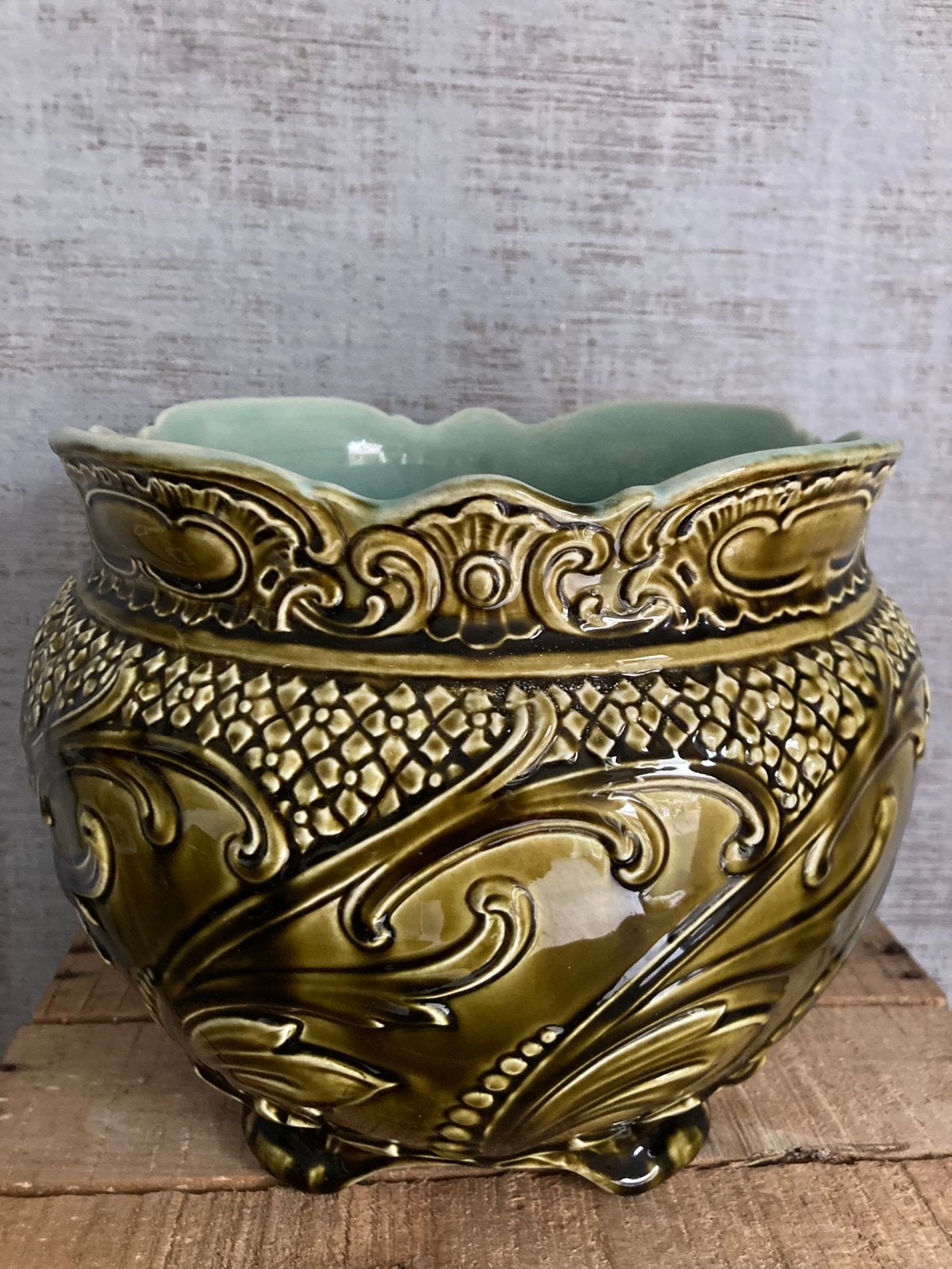 Wessel Bonn Art Nouveau cachepot/ bloempot- ca. 1880/ 1900, Ophalen of Verzenden