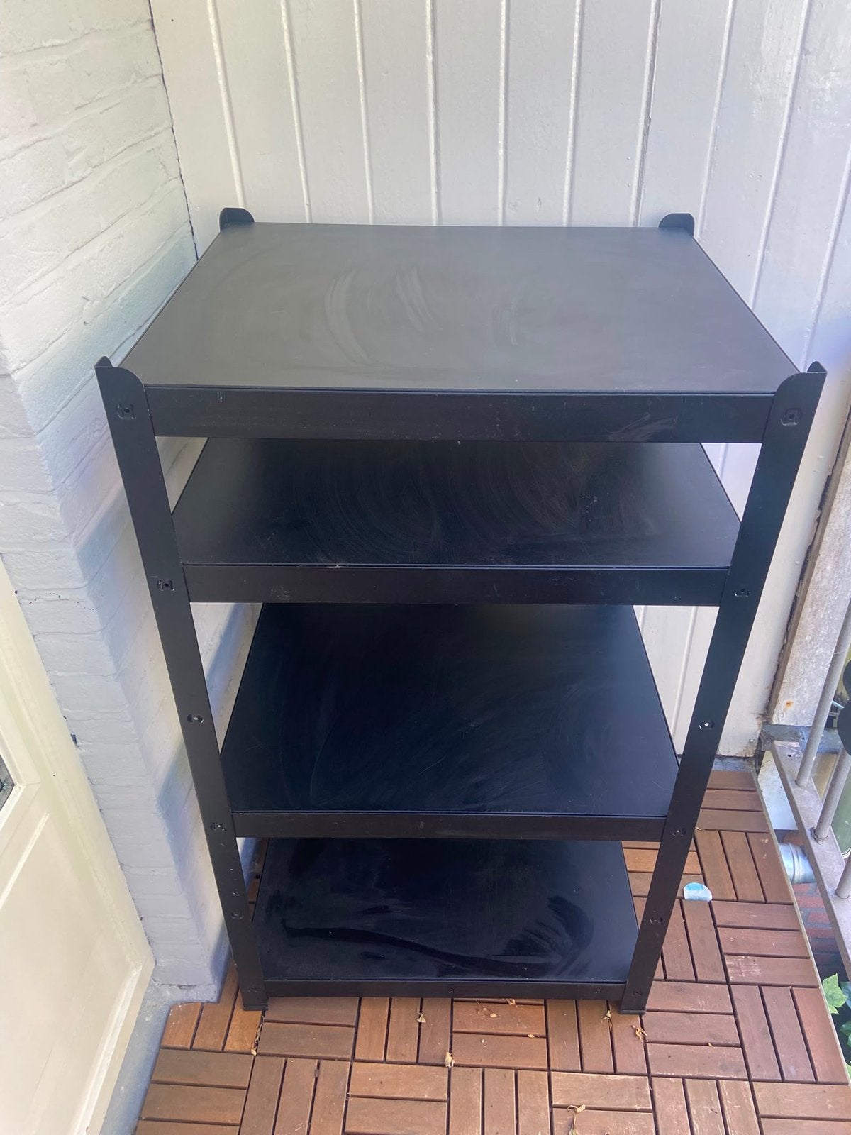 IKEA Bror stellingkaat zwart, Ophalen, Gebruikt