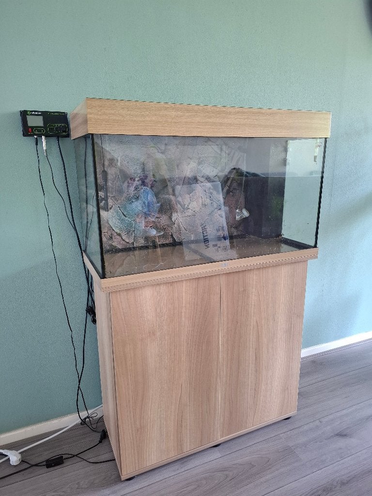 Juwel Aquarium (125 liter) + Aquariumkast, Ophalen, Gebruikt, Inclusief deksel, Leeg aquarium