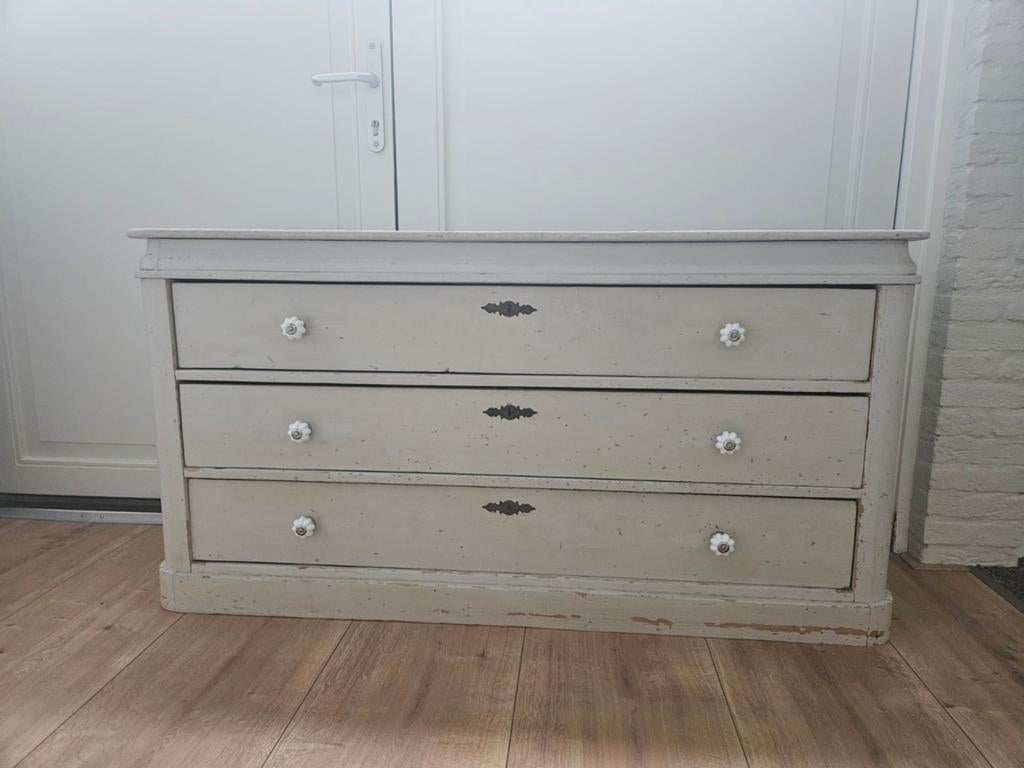 Brocante Landelijke Kast Dressoir TV Televisie Meubel, Ophalen
