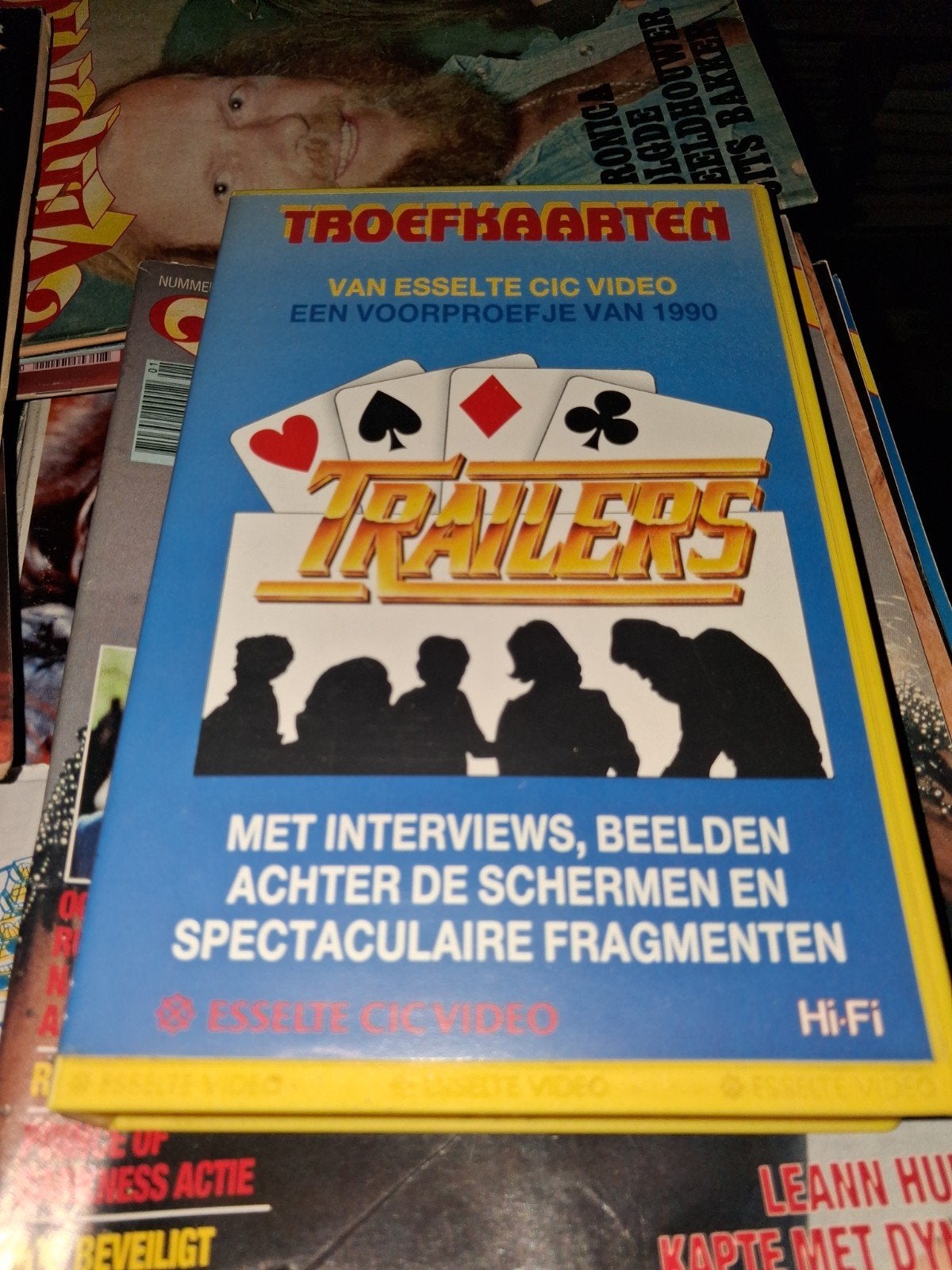 Vhs ex-rental  - Trailers  CIC Esselte, Vanaf 16 jaar, Ophalen of Verzenden, Gebruikt, Horror