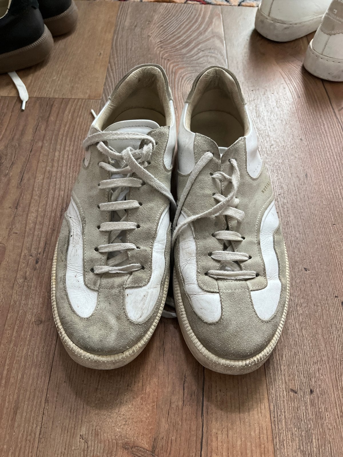 Nubikk sneakers maat 44, wit/beige, gedragen, Kleding | Heren, Schoenen, Ophalen, Gedragen, Wit, Sneakers of Gympen