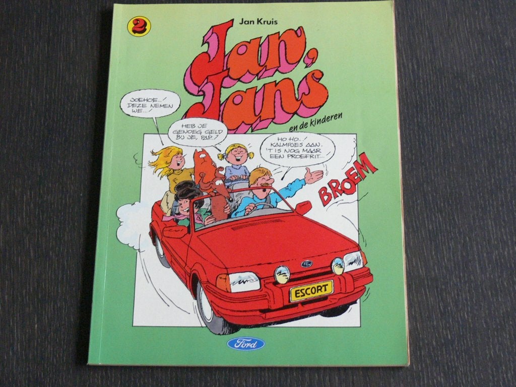 Jan, jans en de kinderen 2 - reclame uitg. Ford, Eén stripboek, Verzenden, Zo goed als nieuw