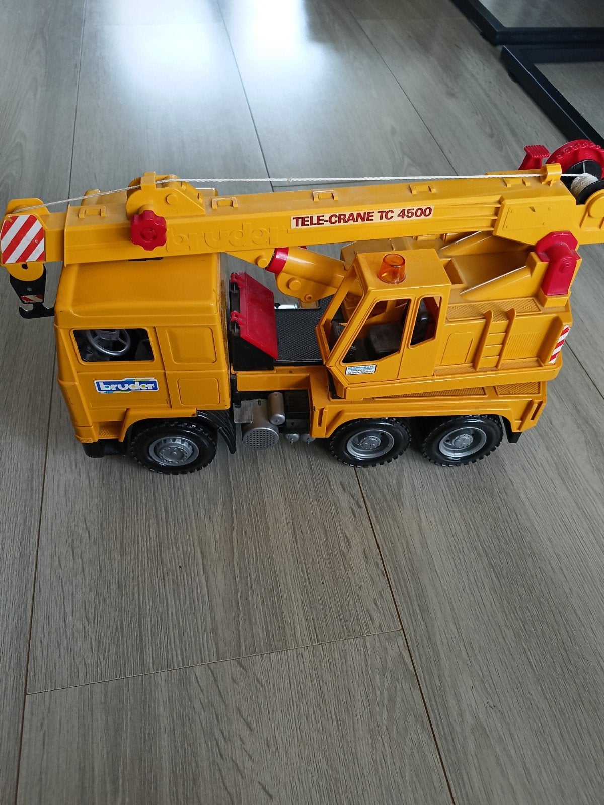 Bruder vracht auto, Ophalen