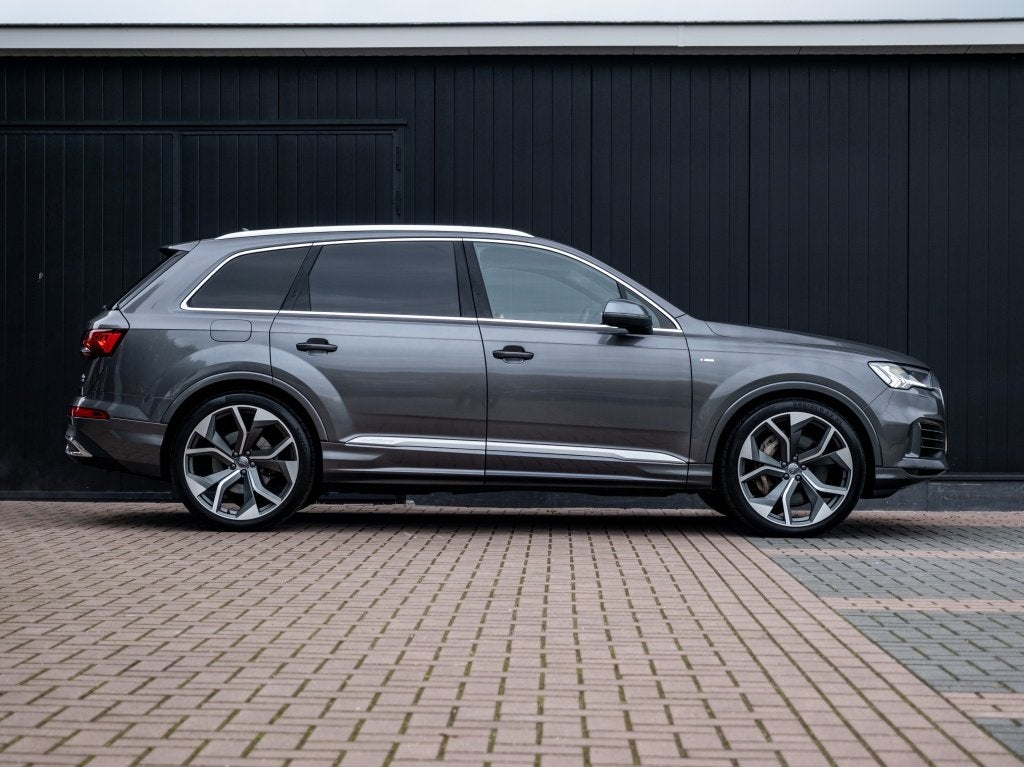 Audi Q7 55 TFSIe quattro Pro Line Plus S-Line | 23” RS Lm, Auto's, Automaat, Dealer onderhouden, 2995 cc, Adaptive Cruise Control