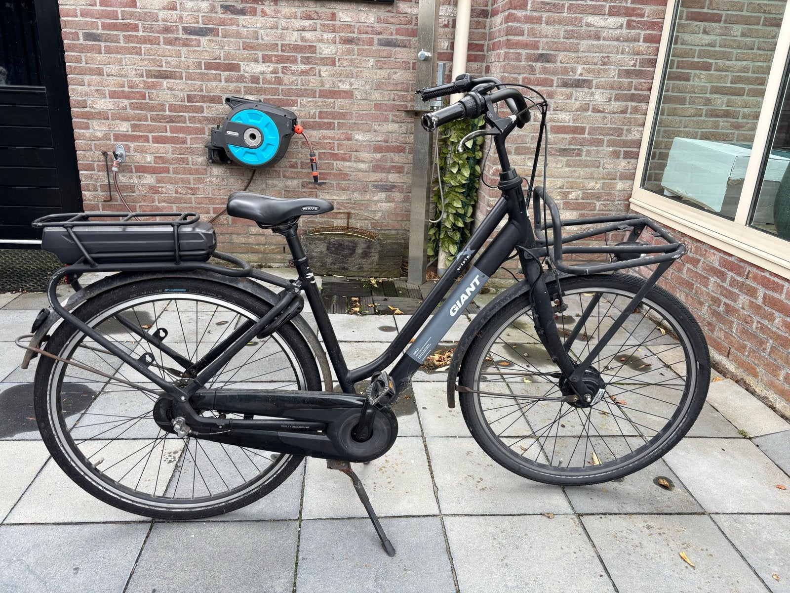 Opknapper Giant E-bike met voordrager en Energypak 400 accu, Ophalen, Gebruikt, Giant, 51 tot 55 cm