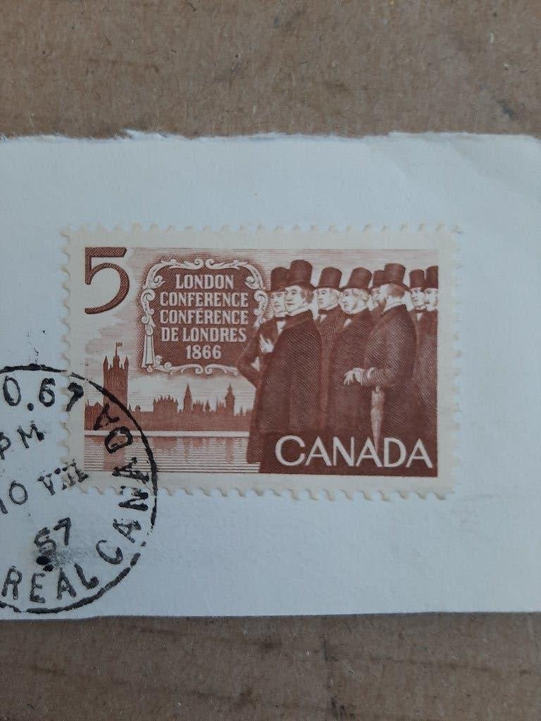 1966 Canada London Conference, Verzenden, Gestempeld, Noord-Amerika