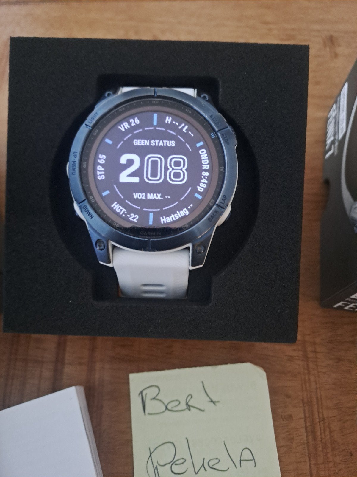 Garmin fenix 7 sapphire solar, Ophalen of Verzenden, Zo goed als nieuw, Zwart, Android