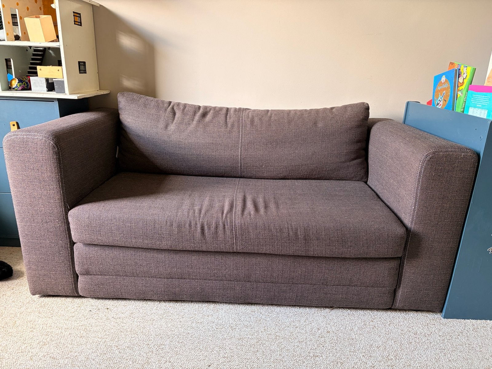 Compacte 2-zit bed bank - GRATIS, Ophalen, Gebruikt, 150 tot 200 cm, Tweepersoons