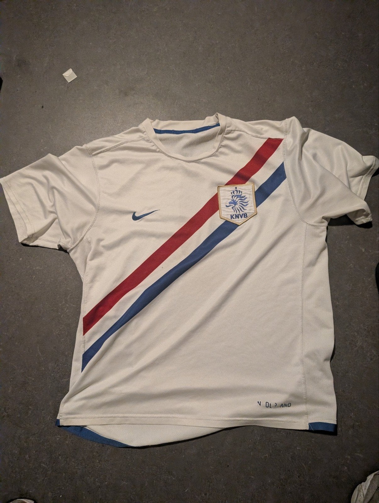 Nederland WK shirt 2006 maat L, Maat 52/54 (L), Wit, Nike, Ophalen of Verzenden