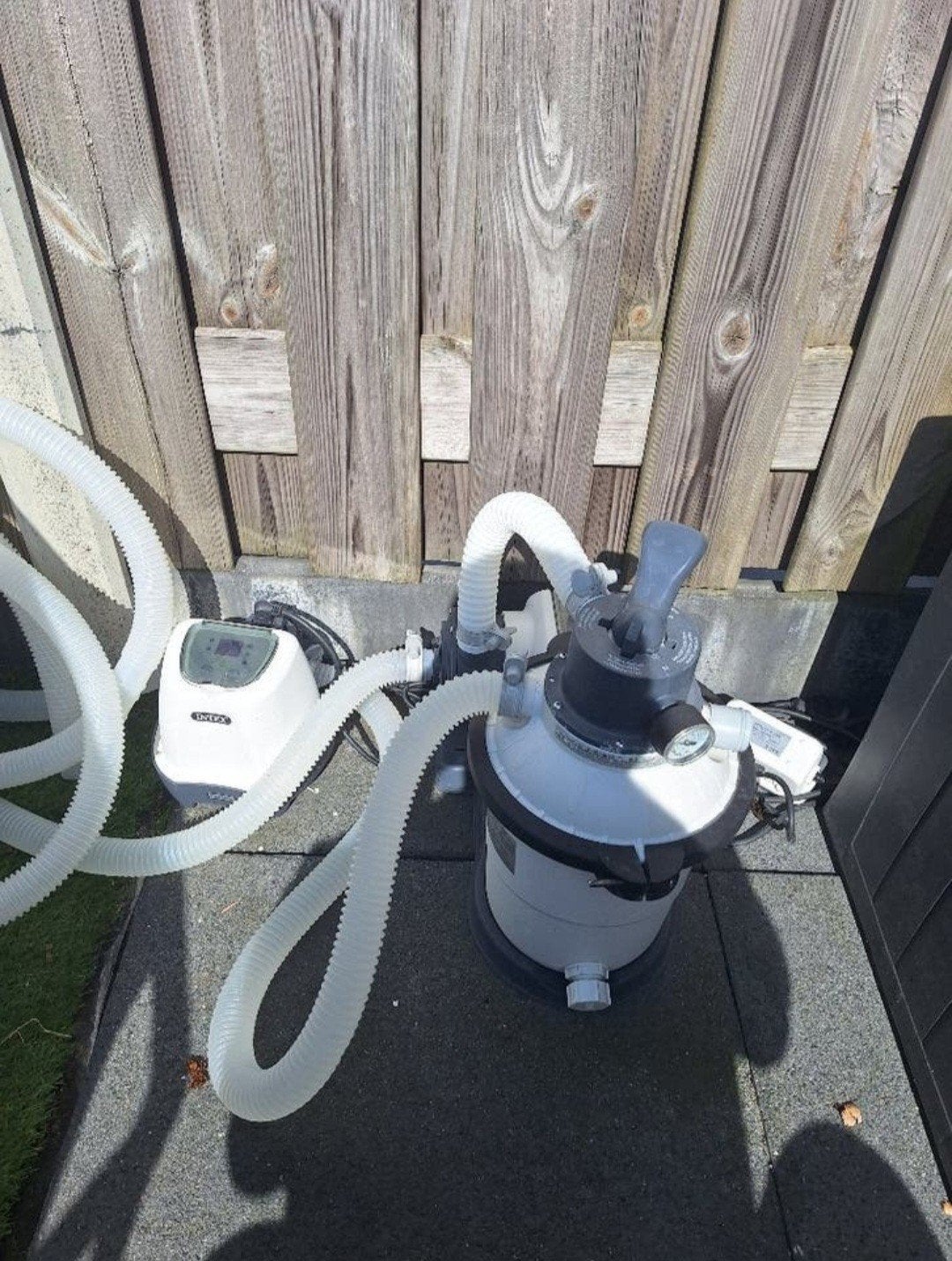 Intex zandfilterpomp SX925 & zoutwatersysteem QS200, Tuin en Terras, Zwembad-toebehoren, Ophalen