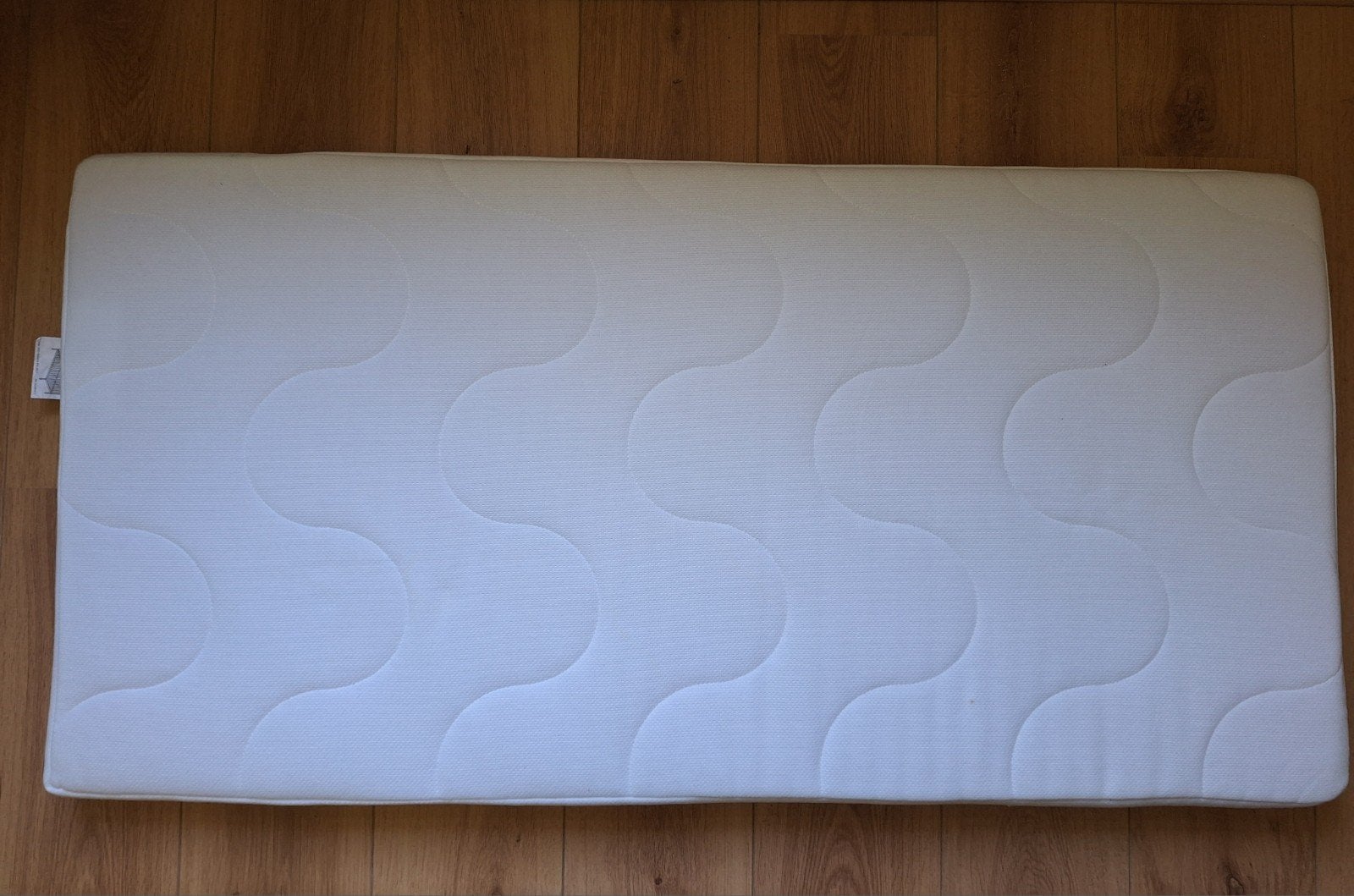 Ikea Krummelur babymatras 60x120 cm zgan, Ophalen, Jongetje of Meisje, Wit, Overige typen