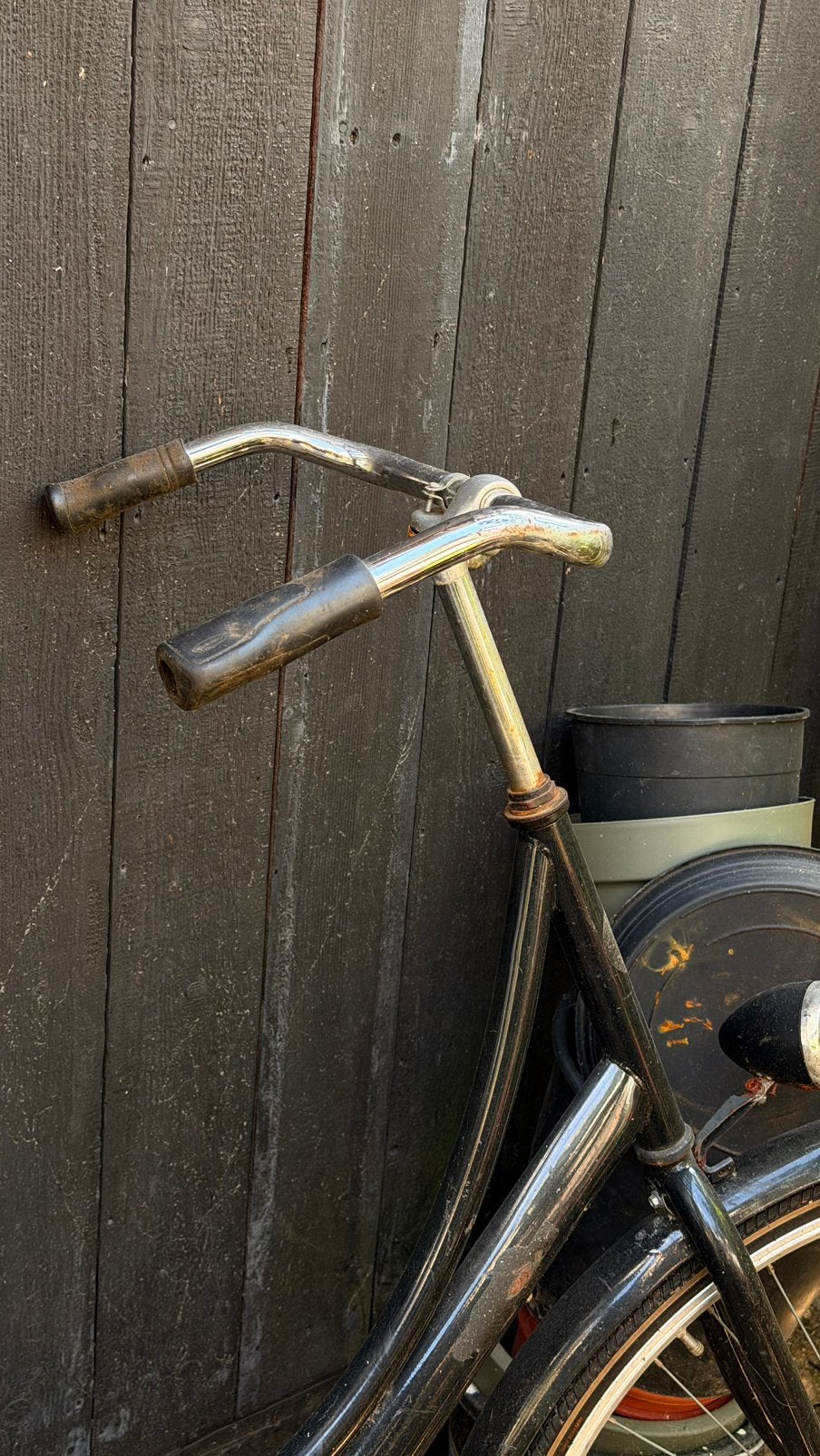 Oma fiets, Ophalen, Terugtraprem