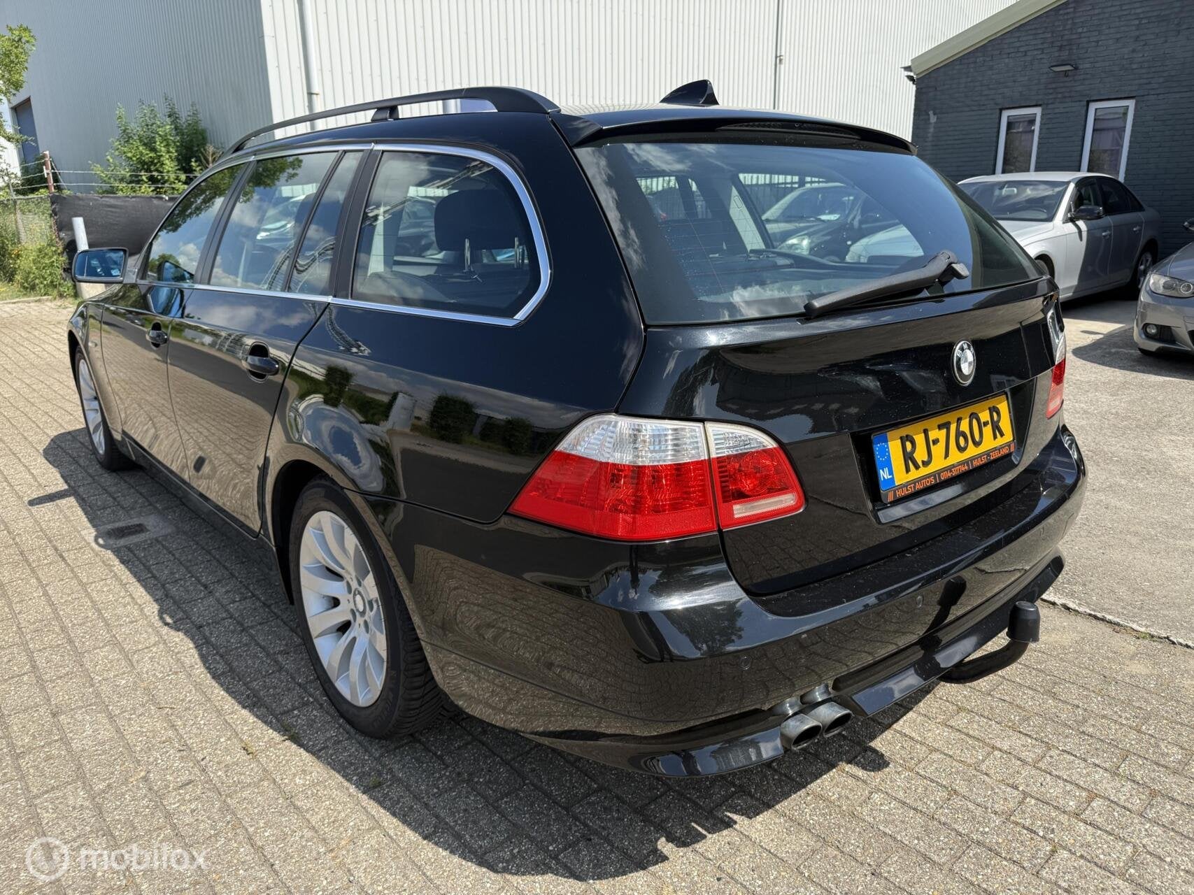 BMW 5-serie Touring 525i High Exe Automaat Panorama NAV Lede, Auto's, Automaat, Achterwielaandrijving, Gebruikt, Zwart