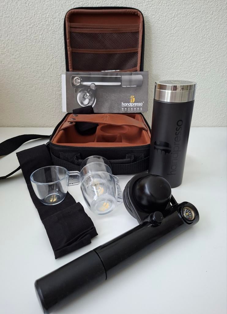 Handpresso Wild handmatig espressomachine set 'PiVintage', Ophalen of Verzenden, Zo goed als nieuw, Espresso apparaat