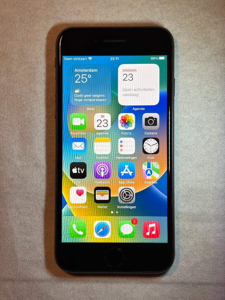 Apple iPhone 8 - 64 GB, Telecommunicatie, Mobiele telefoons | Apple iPhone, Gebruikt, Zwart, Ophalen of Verzenden, 98 %