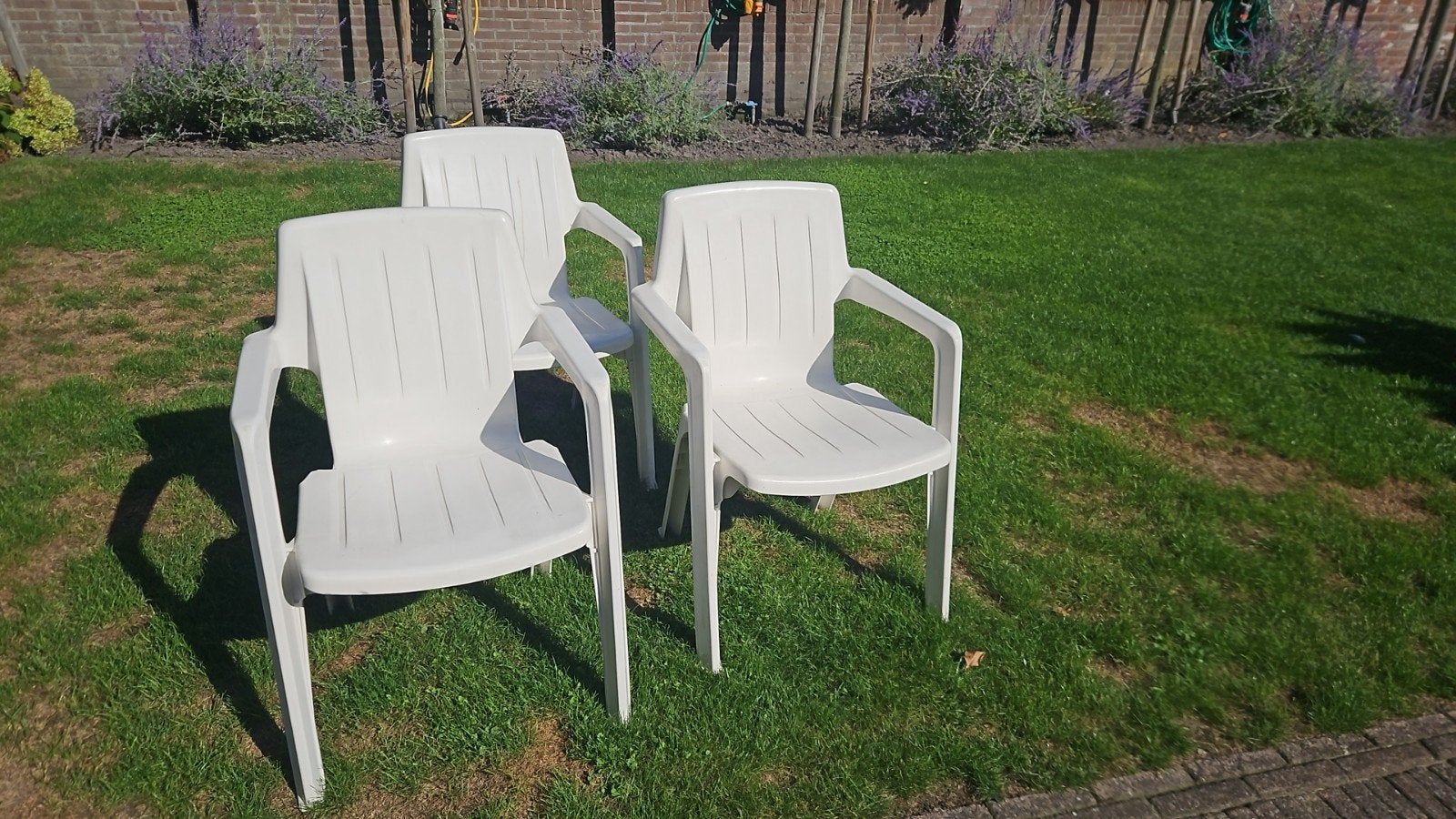 Jardin tuinstoelen (3 stuks), Ophalen of Verzenden, Gebruikt, Kunststof