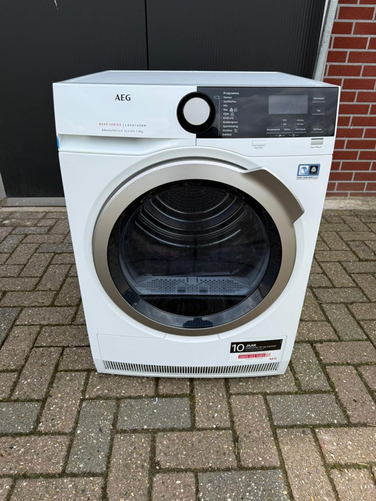 AEG warmtepomp/ condensdroger 8000 series Lavatherm, Witgoed en Apparatuur, Wasdrogers, 6 tot 8 kg, Ophalen, Condens, Minder dan 85 cm