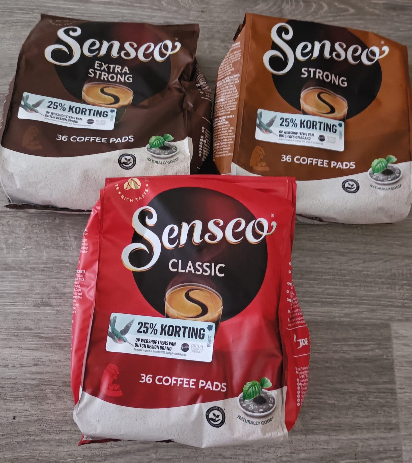 Senseo Koffiepads - Extra Strong, Strong & Classic (x36st), Koffiepads en cups, 10 kopjes of meer, Ophalen of Verzenden, Koffiemachine
