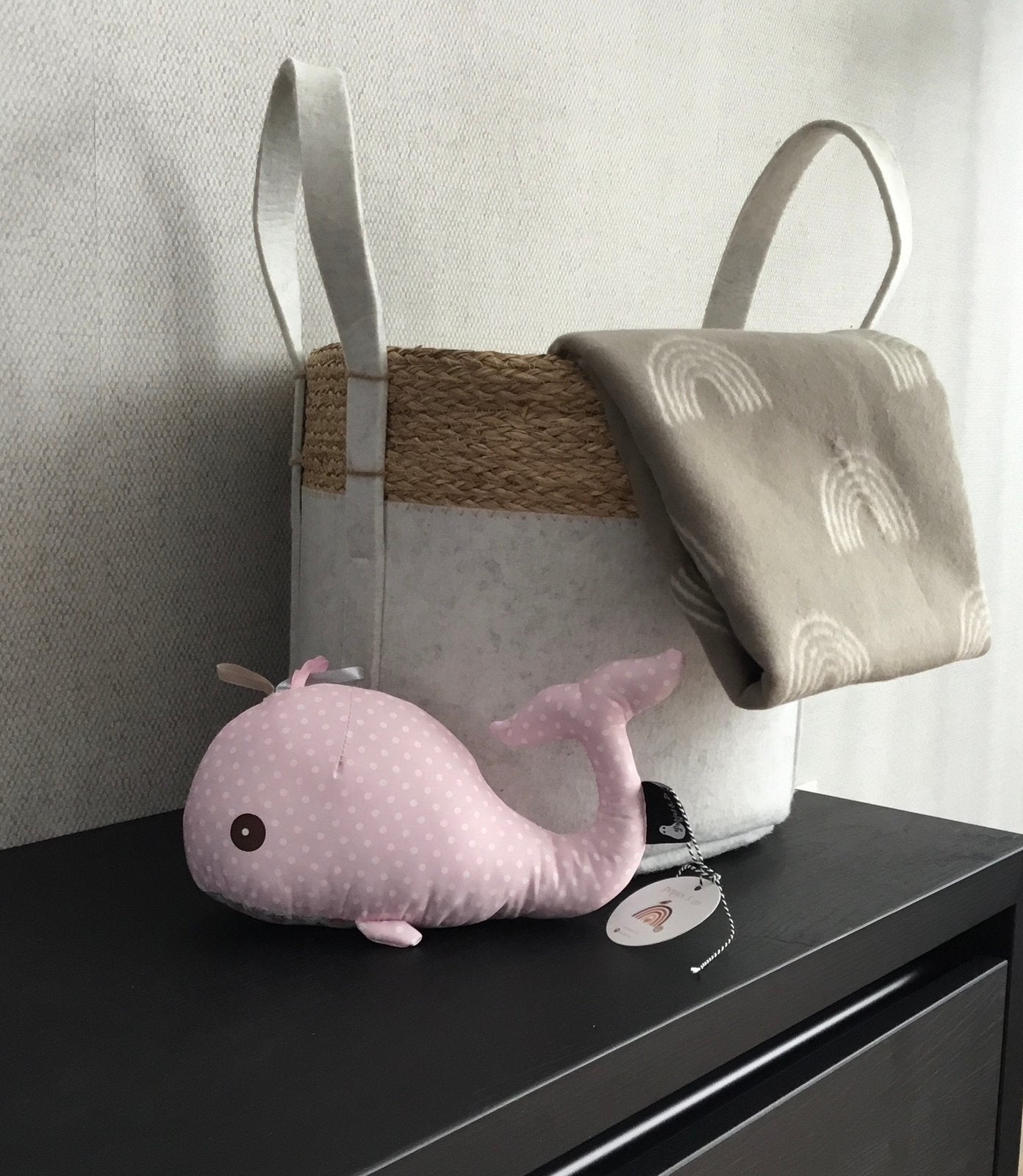 knuffel walvis roze en heerlijk zacht., Ophalen of Verzenden, Zo goed als nieuw, Overige typen