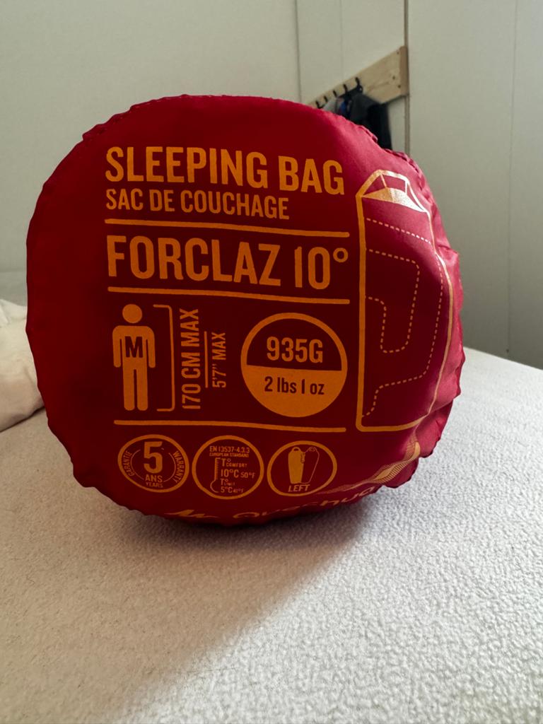 Forclaz 10 Slaapzak - Lichtgewicht en Compact, Ophalen of Verzenden, Zo goed als nieuw