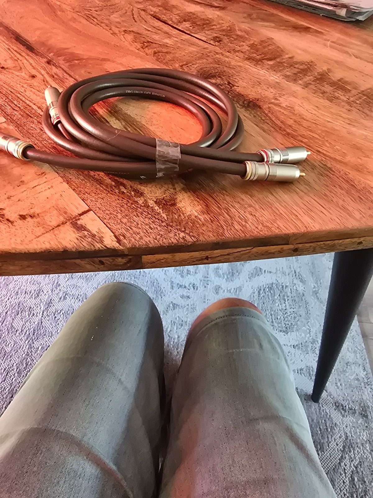 accupase super refined cable interlink, Audio, Tv en Foto, Audiokabels en Televisiekabels, Ophalen of Verzenden, Zo goed als nieuw