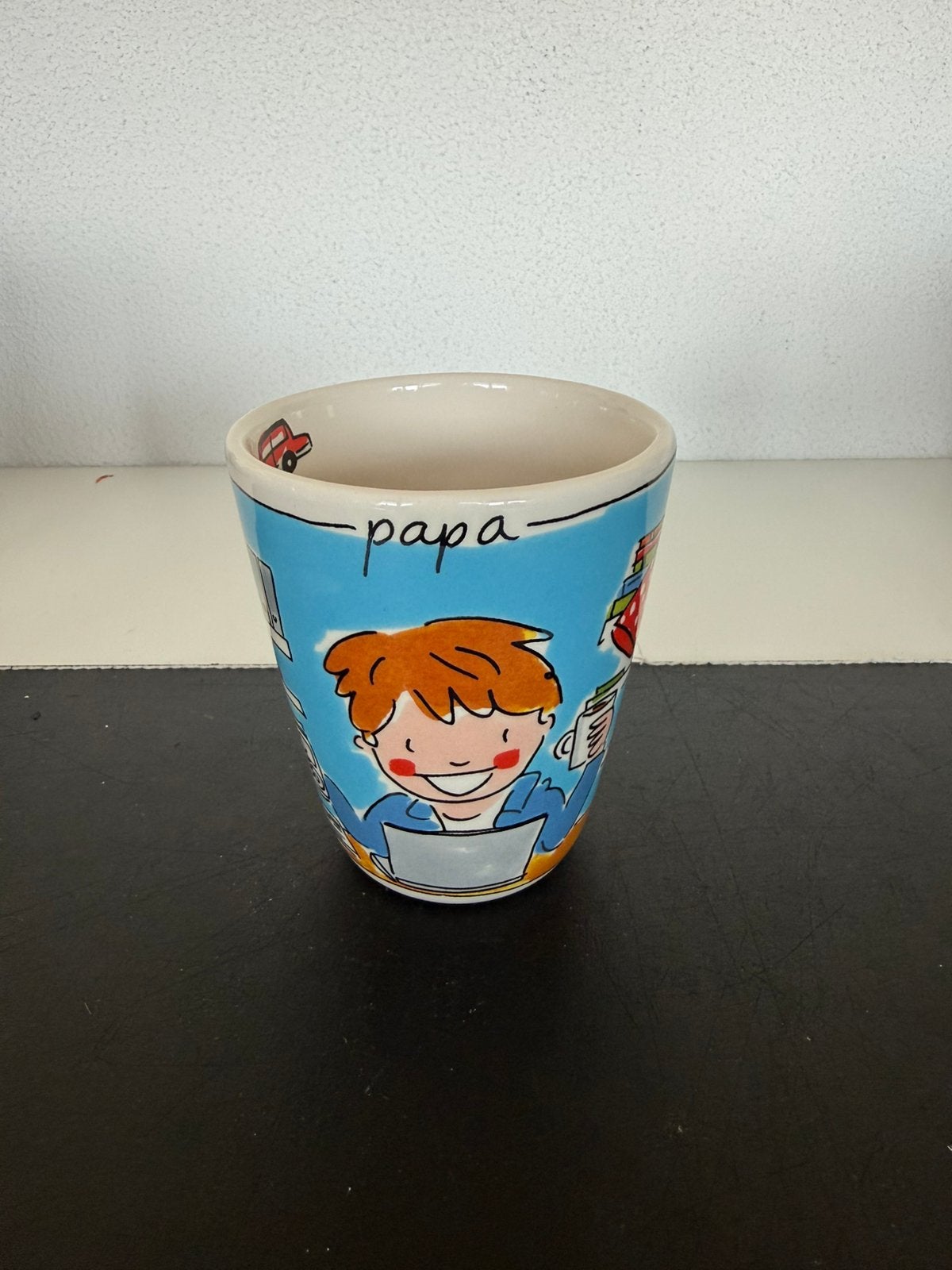 Papa mok blond Amsterdam, Ophalen of Verzenden, Zo goed als nieuw, Aardewerk, Kop(pen) en/of Schotel(s)