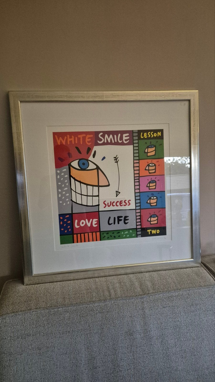 Jean-Paul Marsman - White Smile Zeefdruk (15/250), Antiek en Kunst, Ophalen of Verzenden