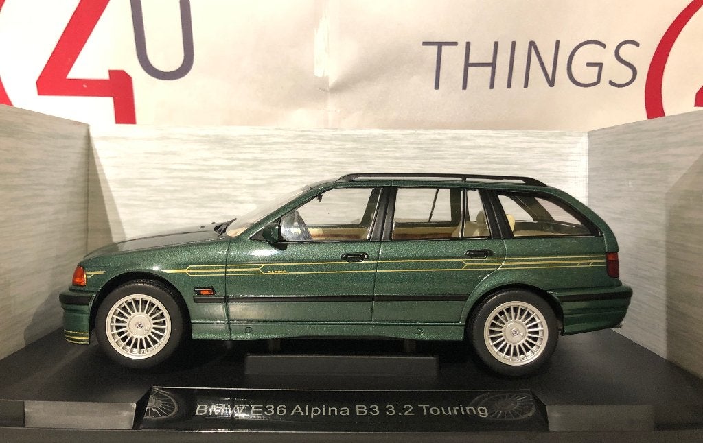 MCG 1:18 BMW Alpina B3 (E36) 3.2 Touring groen metallic, Ophalen of Verzenden, Nieuw, Auto, Overige merken