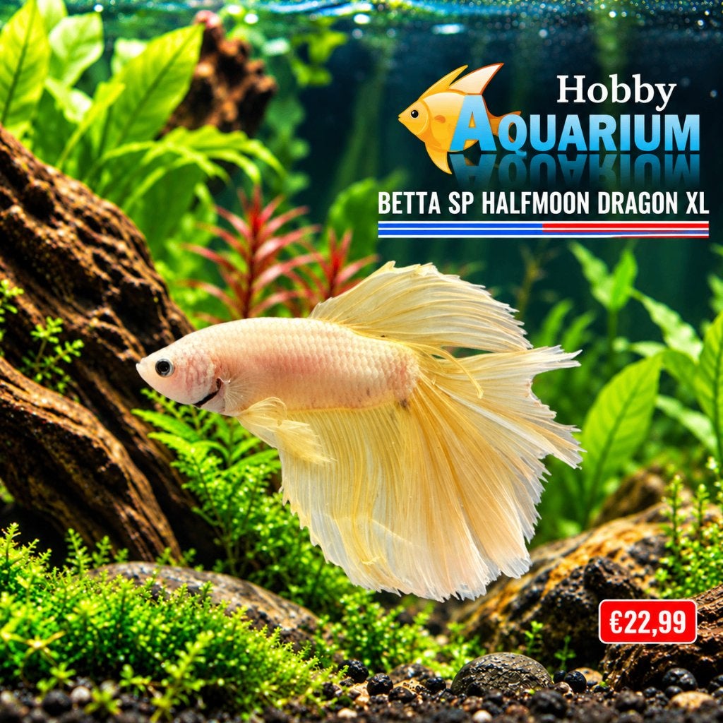 Hobbyaquarium  Betta SP Halfmoon Dragon xl Zat 17 okt 10/17u, Vis, Zoetwatervis