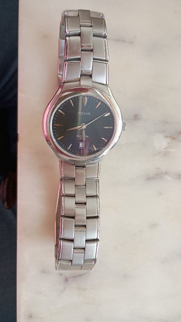 Aangeboden herenhorloge (nieuw), Overige merken, Staal, Staal, Polshorloge