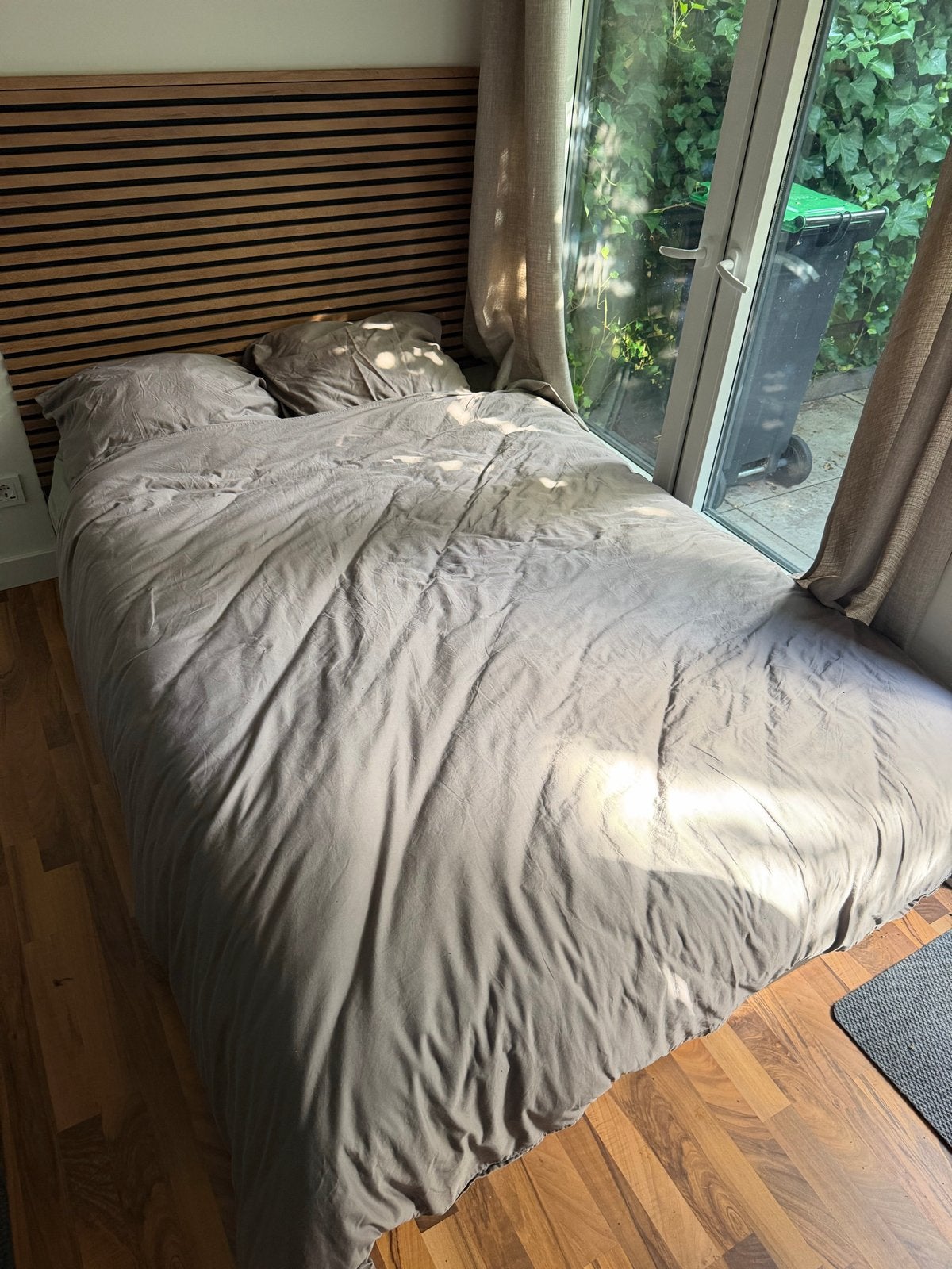 IKEA NORDLI Bedframe met opberglades - 140x200 cm, Ophalen, Gebruikt, Overige kleuren, Tweepersoons