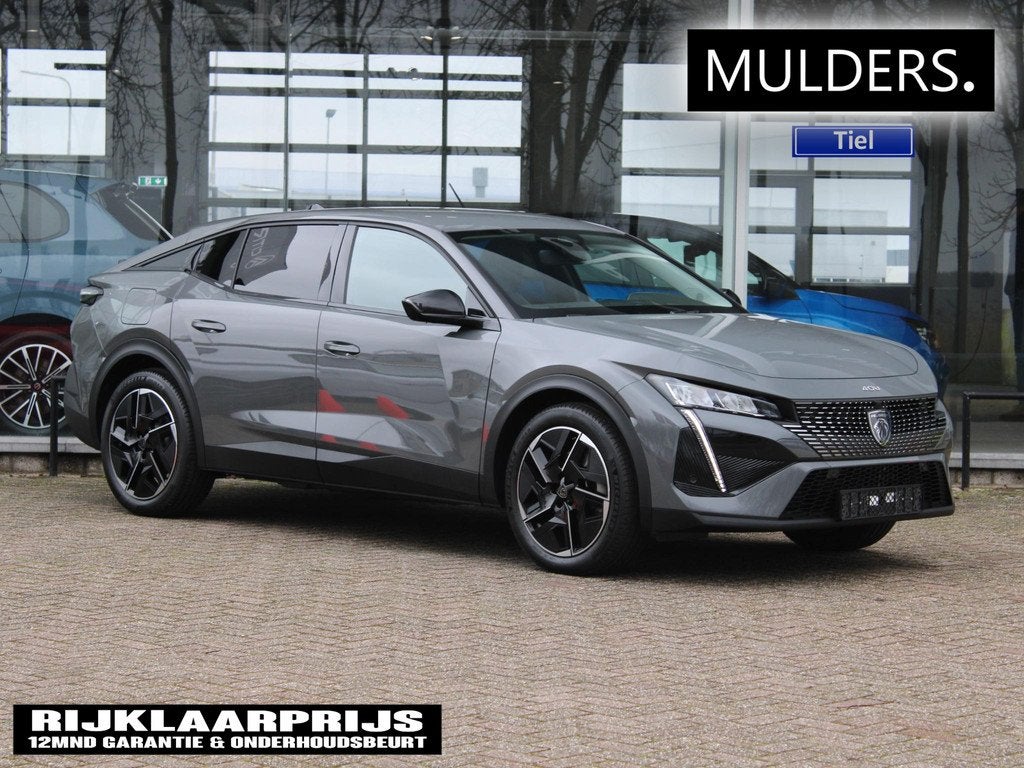 Peugeot e-408 Allure 58 kWh VOORRAAD KORTING, Auto's, Peugeot, 12 maanden, 453 km, 213 pk, Leder en Stof