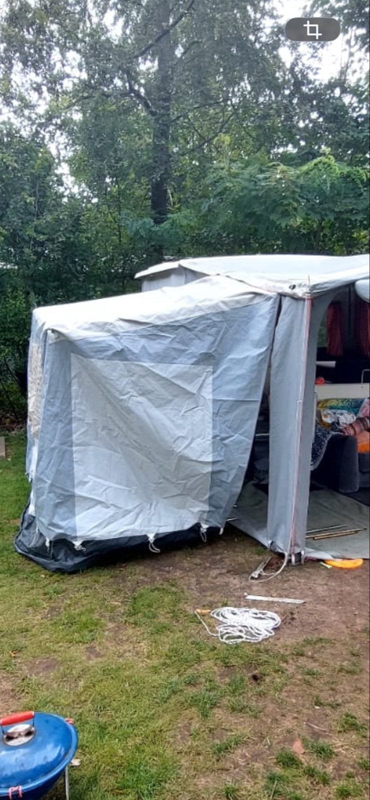 Uitbouw en disseltent  van paradiso gran beach, Ophalen, Gebruikt, Tot en met 2