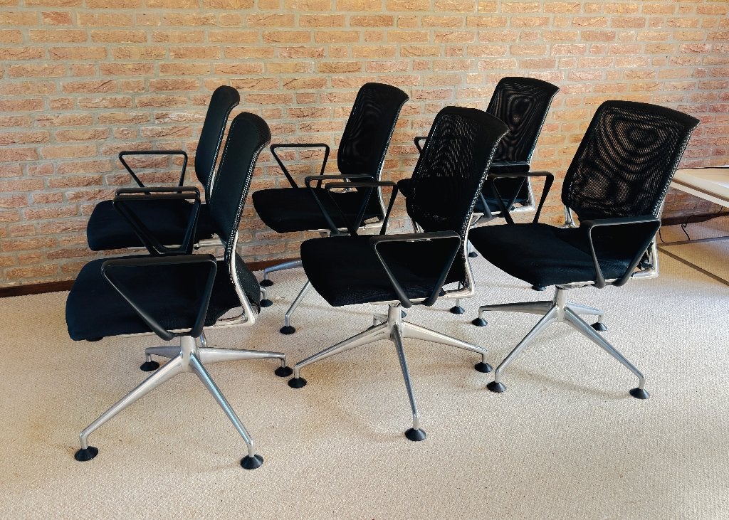 DEAL: VITRA Meda Chair stoelen - nergens goedkoper -, Ophalen, Gebruikt, Zwart, Bureaustoel