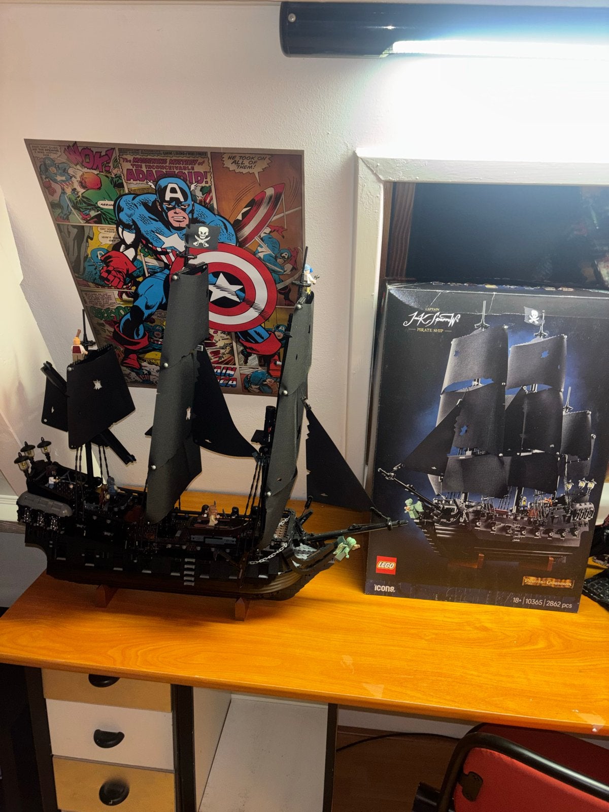 Lego Icons Pirates of the Caribbean Black Pearl 10365, Ophalen of Verzenden, Zo goed als nieuw, Overige merken