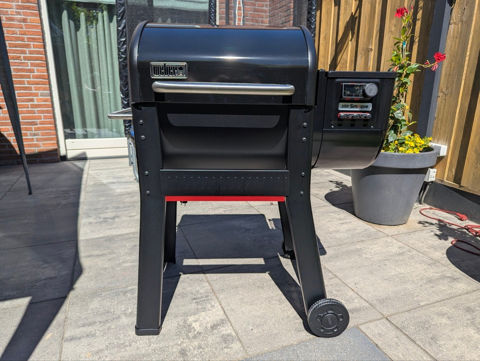 Weber pellet barbecue Grill, Ophalen of Verzenden, Zo goed als nieuw, Weber, Met accessoires