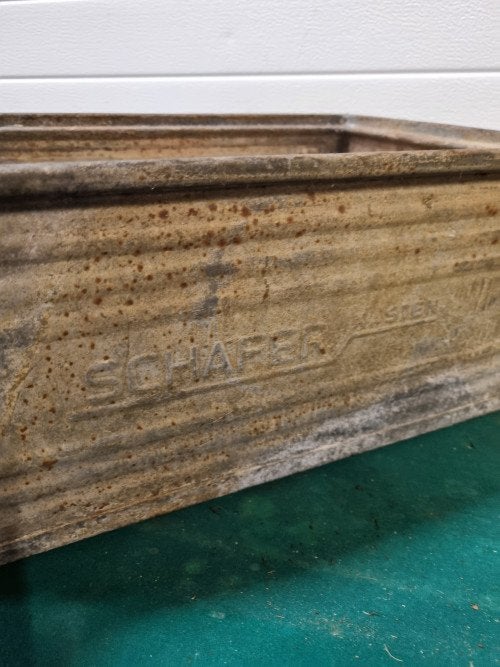 schafer bak metaal zink groot, Ophalen of Verzenden, 'T Olde Gre-j, Info@toldegrej.nl, Endepoelstraat 20f Didam