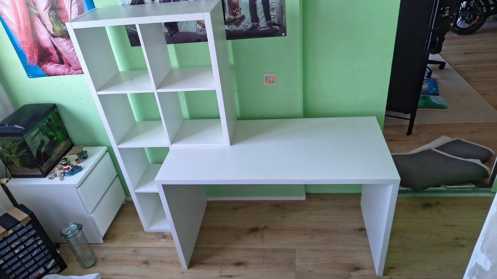 2 delig buro. Heel goede staat., Huis en Inrichting, Bureaus, Ophalen, Zo goed als nieuw