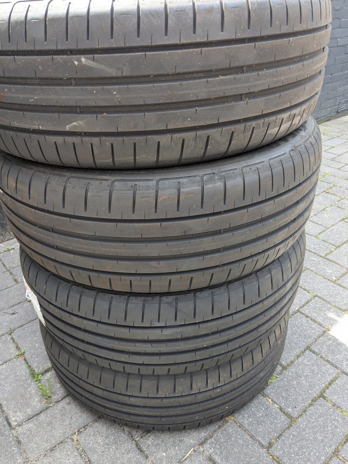 215/55/18 95T GOODYEAR 215/45/18 89V GOODYEAR EAGLE F1 ZGAN, Auto-onderdelen, Banden en Velgen, Ophalen, 18 inch, 215 mm, Band(en)