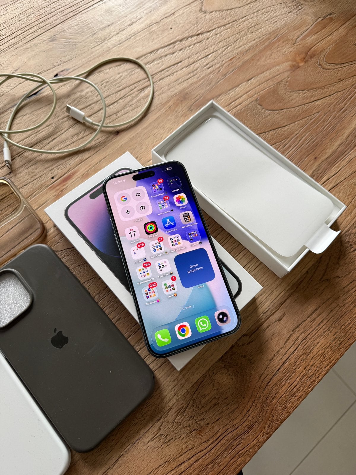 iPhone 14 Pro Max | Deeppurple | 1TB | Nieuwstaat, Paars, 1 TB, Ophalen of Verzenden, Zo goed als nieuw