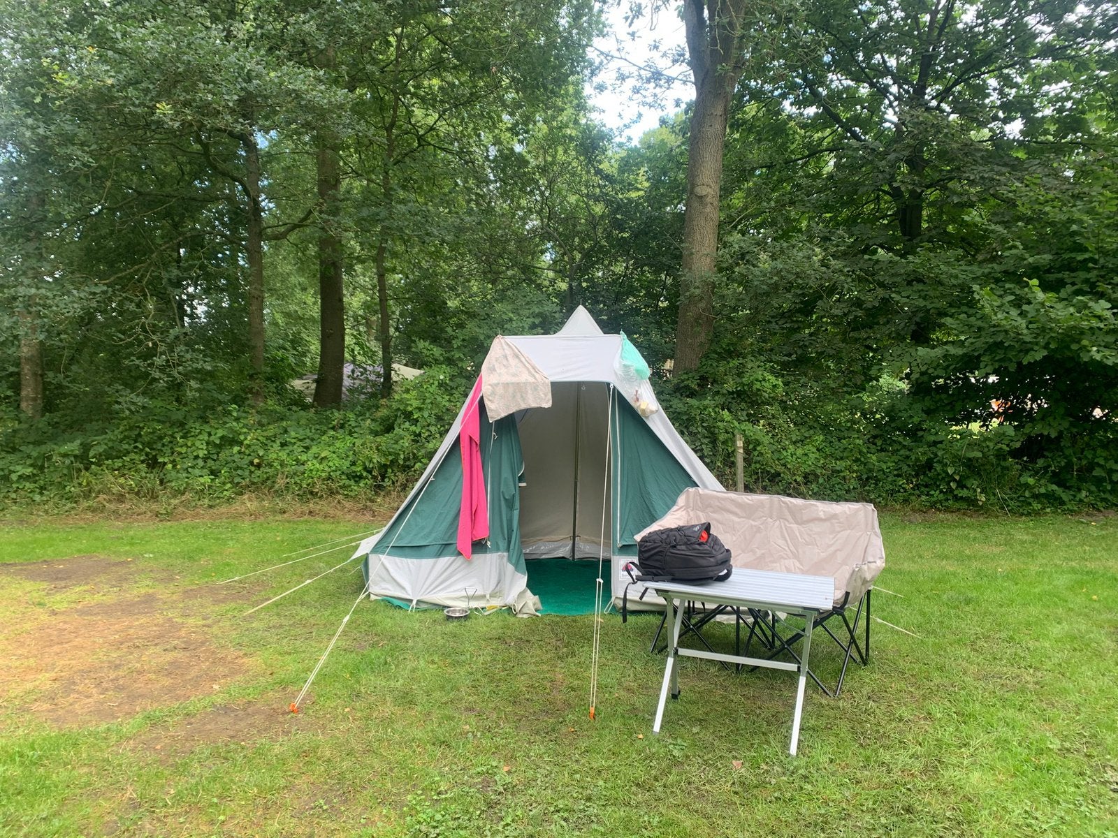 Dorema katoenen piramide tent, Ophalen, Gebruikt, Tot en met 4