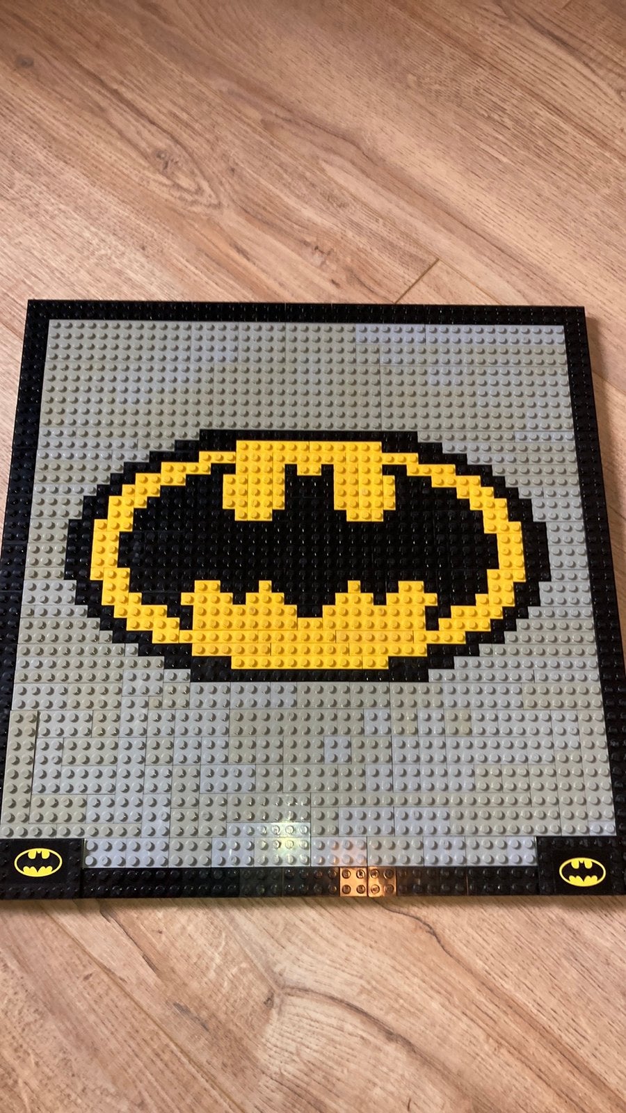 Lego Batman mosaic op 48x48 grondplaat, Kinderen en Baby's, Speelgoed | Duplo en Lego, Gebruikt, MOC (eigen creatie), Lego, Ophalen of Verzenden