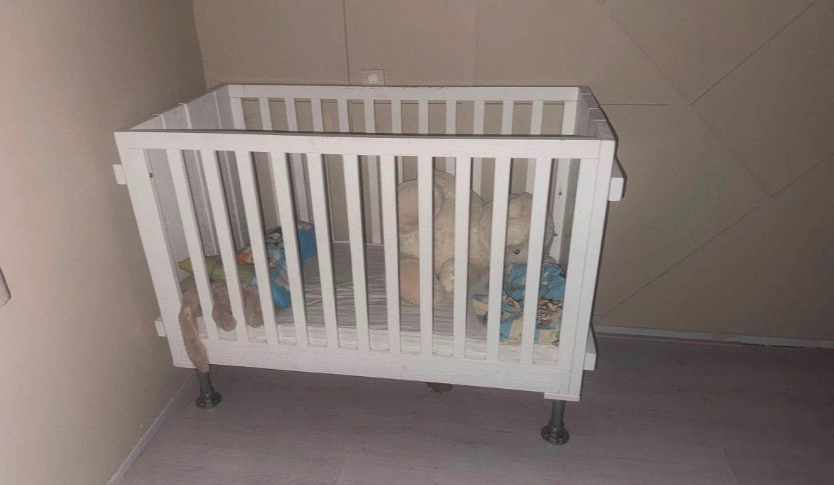 Ledikant, Kinderen en Baby's, Babywiegjes en Ledikanten, Ophalen, Gebruikt, Ledikant