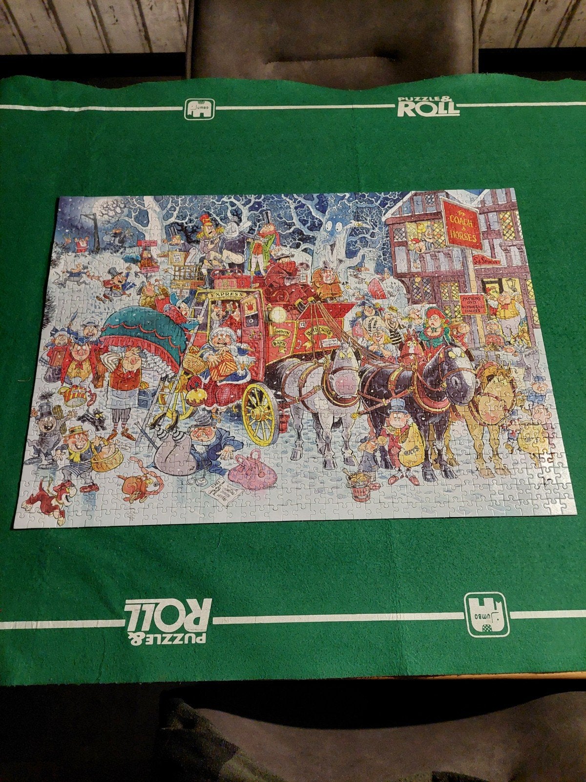 Jumbo kerst puzzel, Ophalen of Verzenden
