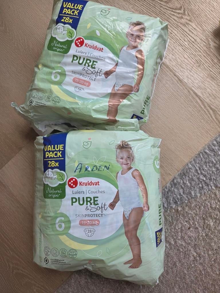 50 Kruidvat Pure & Soft luiers maat 6 (15-20 kg), Ophalen