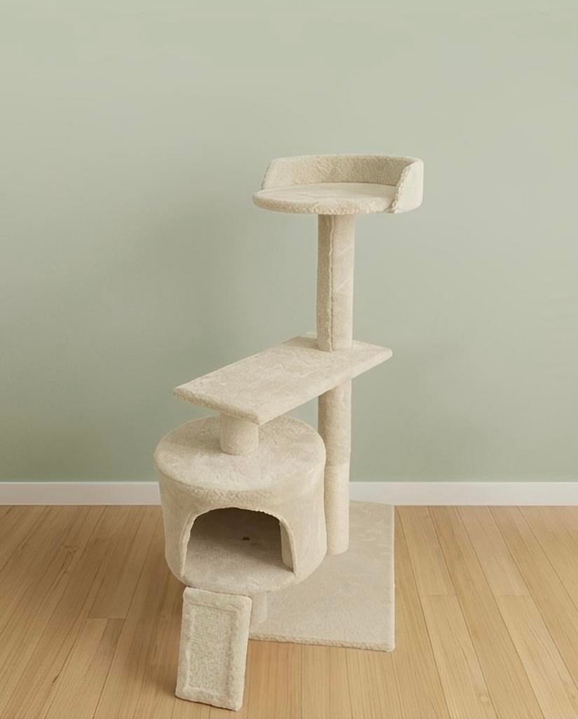 Moderne beige krabpaal, Ophalen of Verzenden, Nieuw, Krabpaal